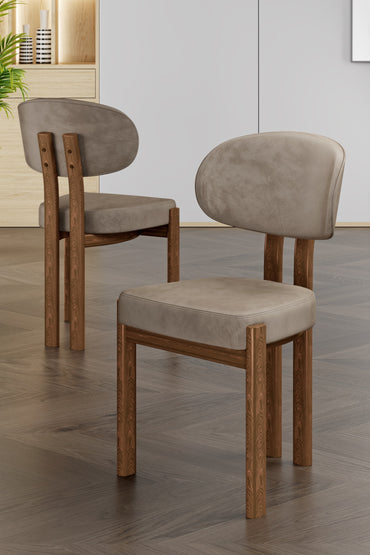 Radon Series Dining Table with 6 Babyface Fabric Chairs