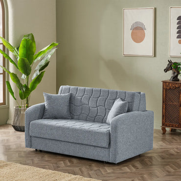 Loft 2 Seater Sofa Bed - Gray