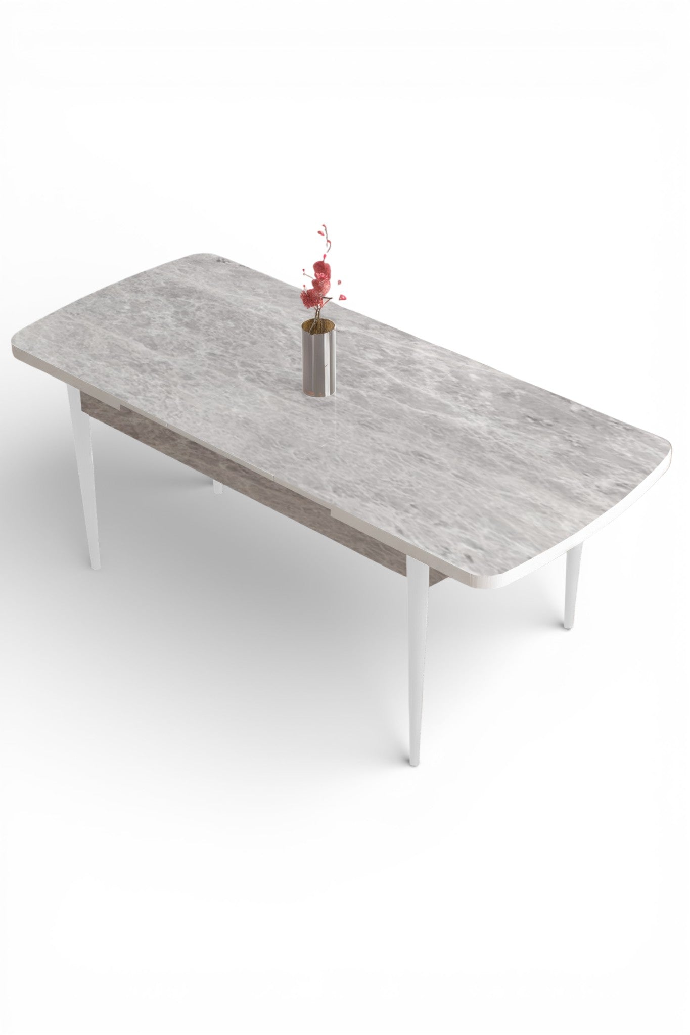 Mira Series Extendable Dining Table with 6 Chairs - Modern Wood Design