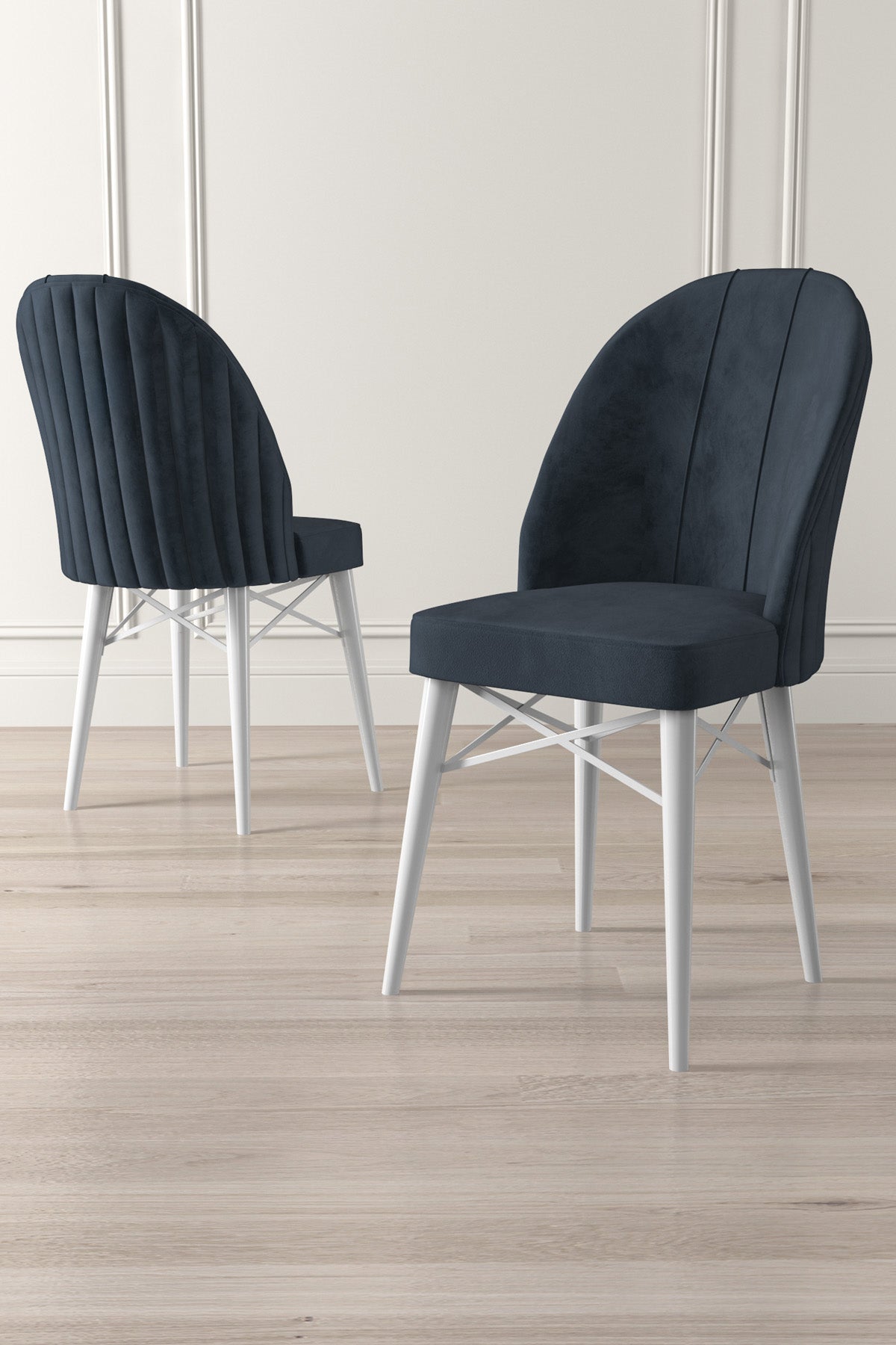 Roz Series-Modern Extendable Kitchen & Dining Table Set & 6 Chairs