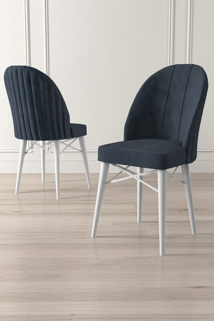 Roz Series-Modern Extendable Kitchen & Dining Table Set & 6 Chairs