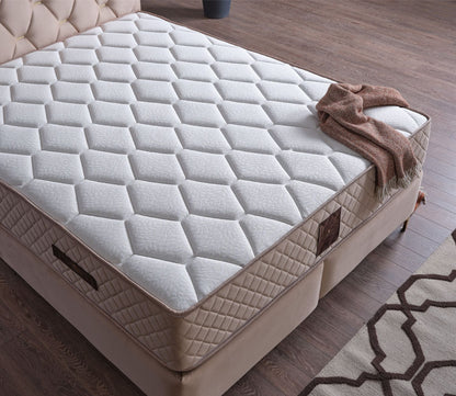 Lilit Luxury Upholstered Ottoman Bed Set – Orthopaedic Mattress + Padded Headboard + Lift-Up Storage Base