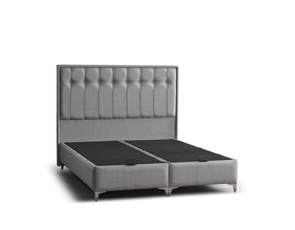 ANGEL Upholstered Bed with Headboard and Base Boards