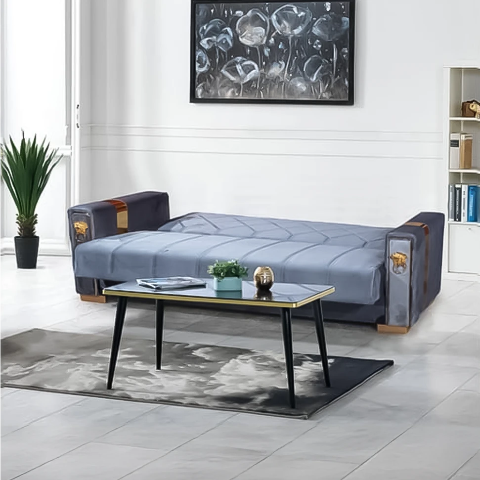 Lion Modern Gray 3+2 Seater Sofa Set