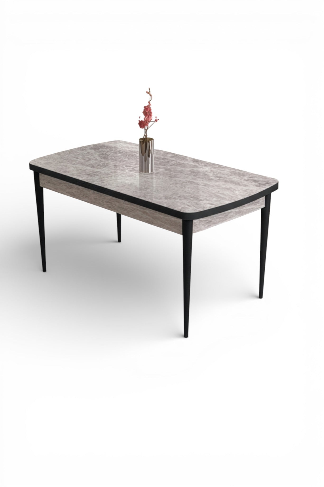 Mira Series Extendable Dining Table with 6 Chairs - Modern Wood Design