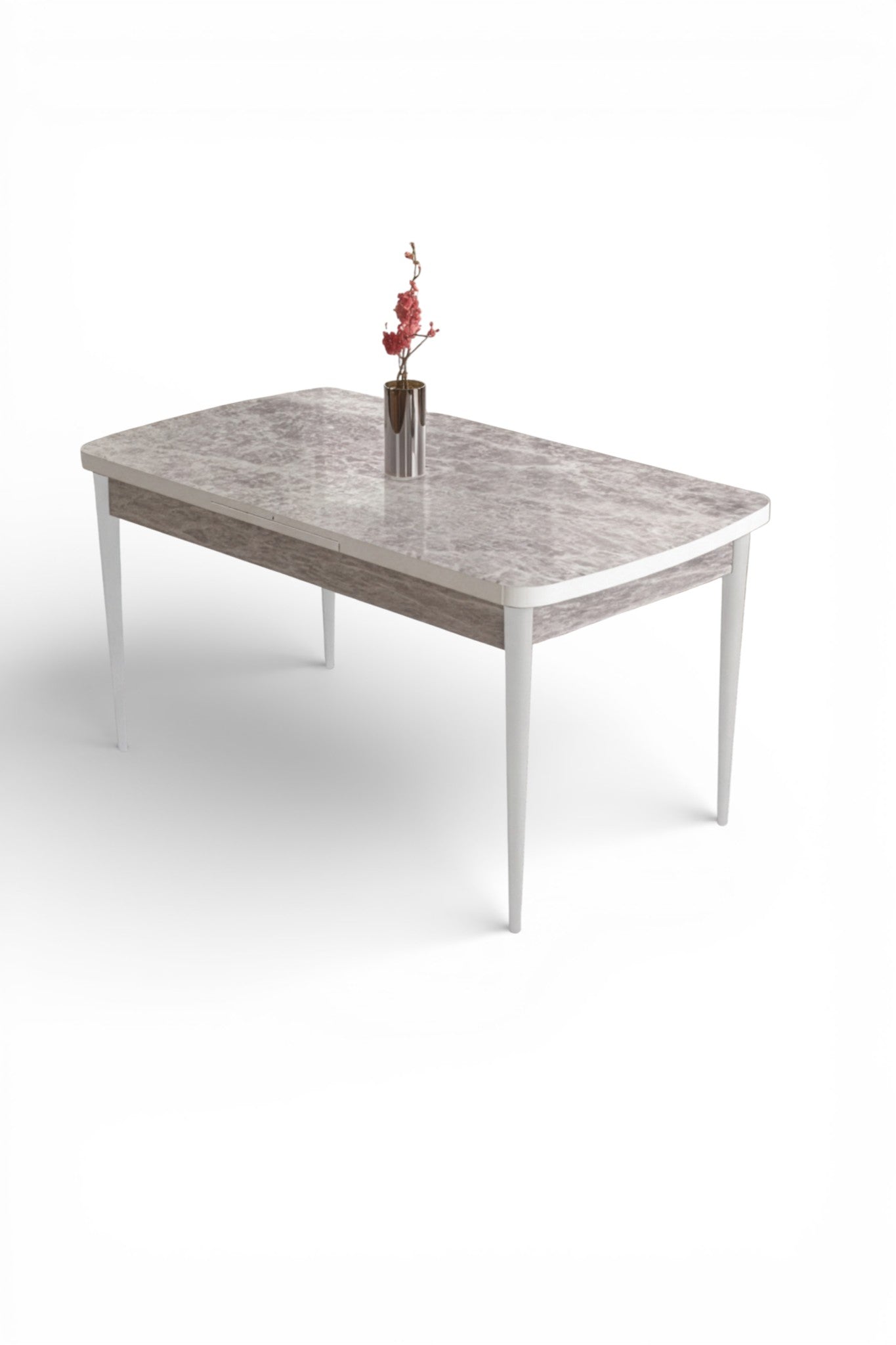 Mira Series Extendable Dining Table with 6 Chairs - Modern Wood Design