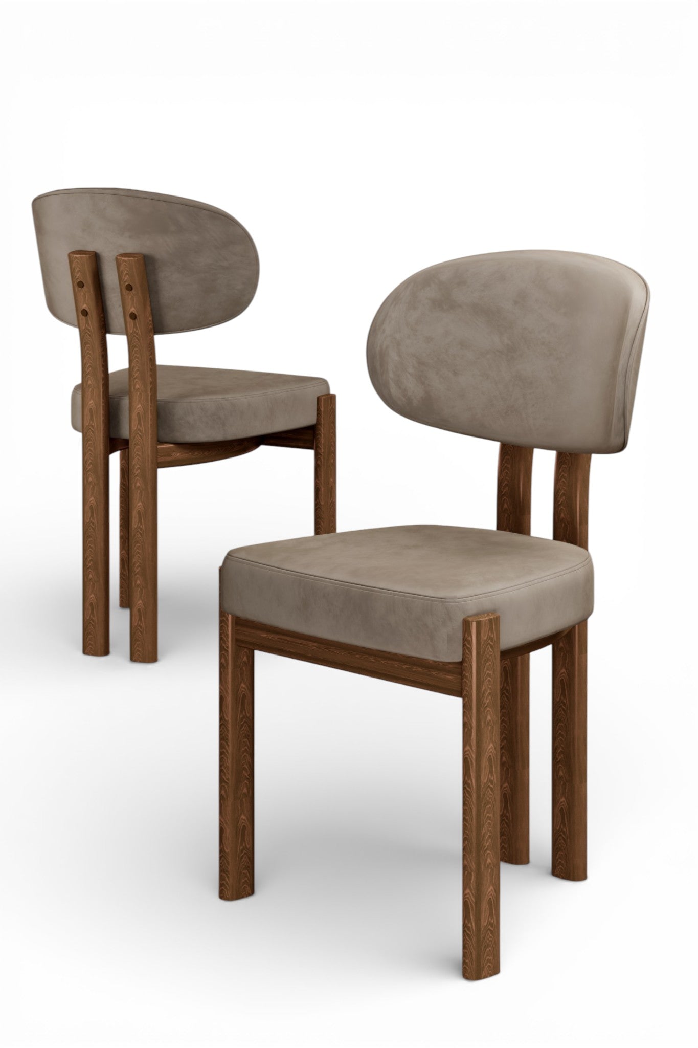 Radon Series  Dining Table with 6 Babyface Fabric Chairs