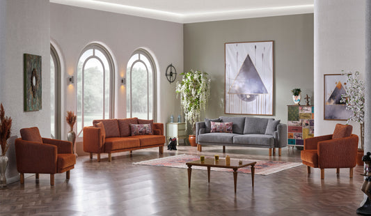 Casa Elegant 3+2+1 Seater Sofa Set