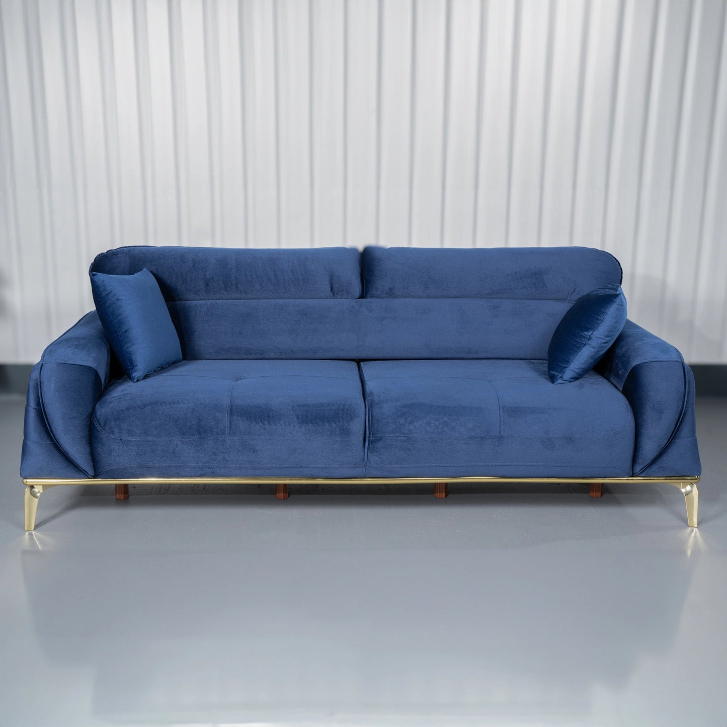 Royal Elegant Dark Blue 3+2 Seater Sofa Set