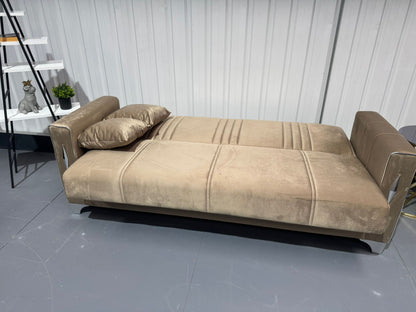 Diamond Elegant Cream Beige 3+2+1 Seater Sofa Bed