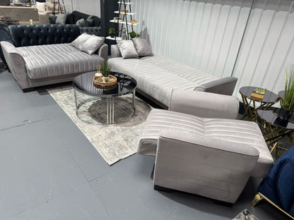 Tual 3+2+1 Seater Sofa Bed - Gray