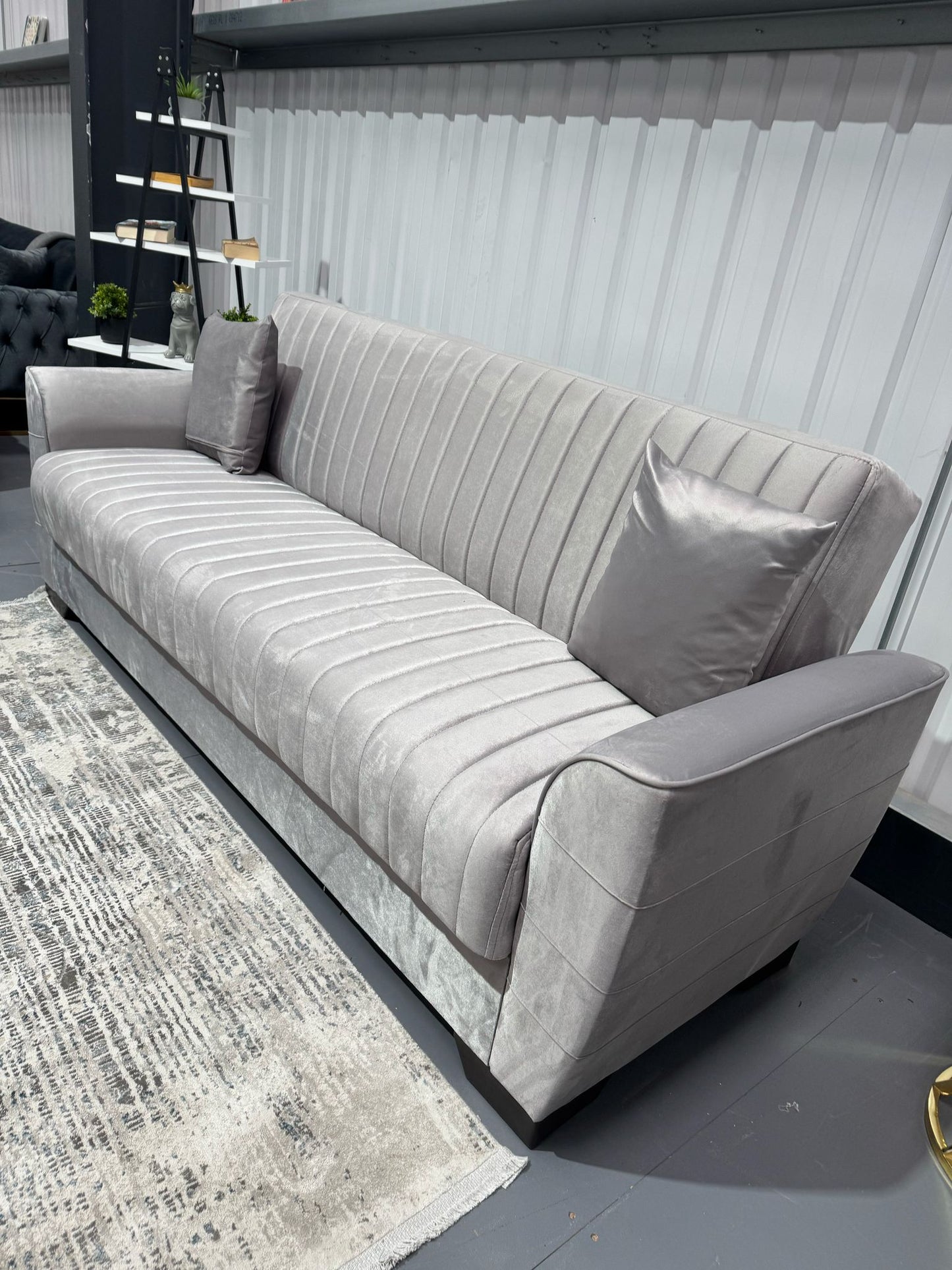 Tual 3+2+1 Seater Sofa Bed - Gray