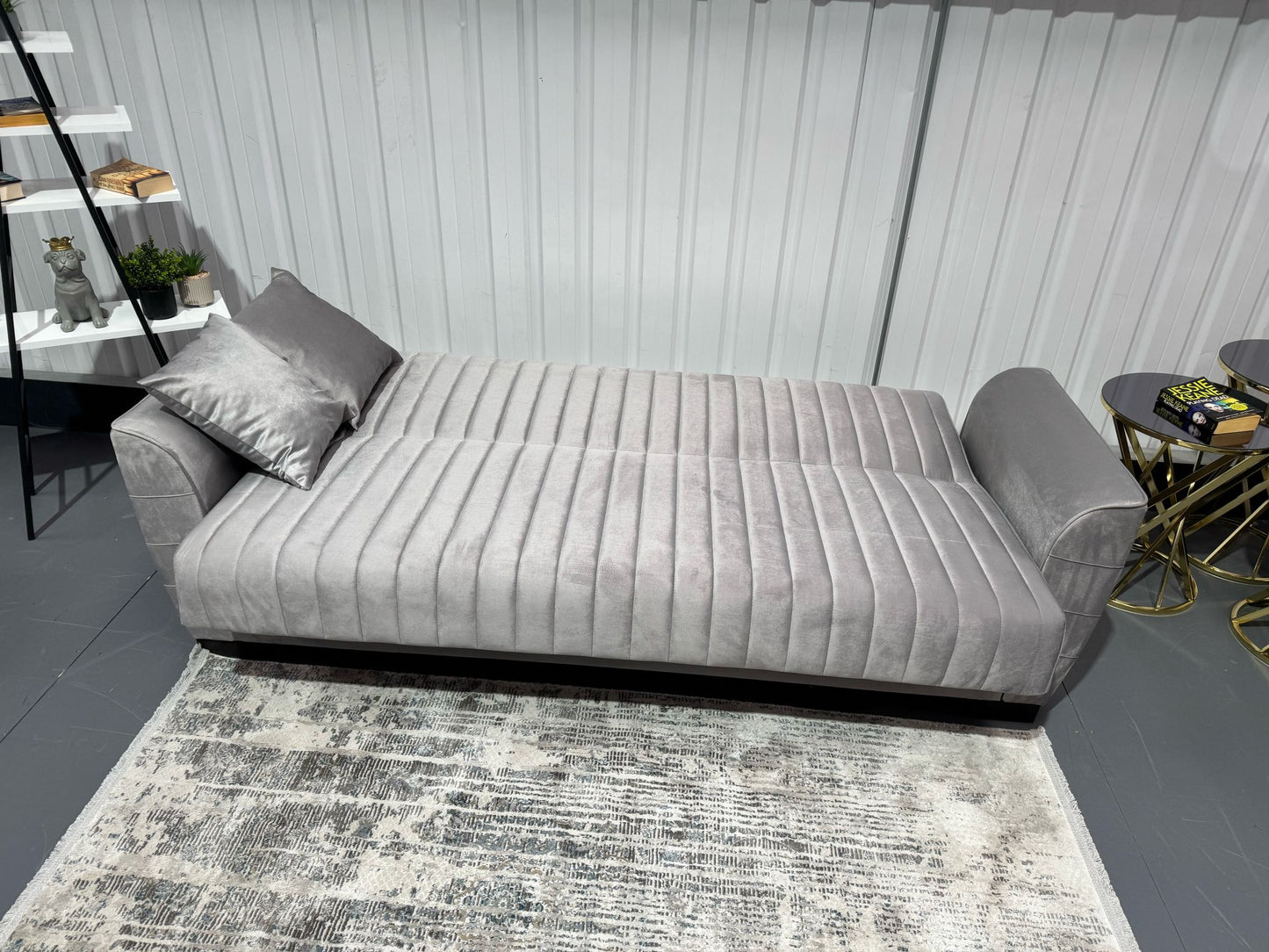 Tual 3+2+1 Seater Sofa Bed - Gray