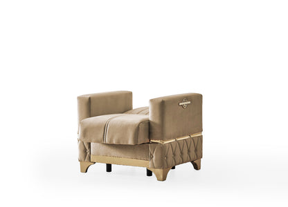 Istanbul Modern Beige 3+2+1 Seater Sofa Bed