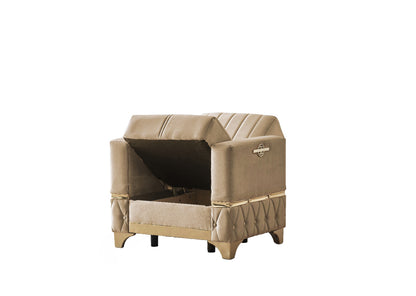 Istanbul Modern Beige 3+2+1 Seater Sofa Bed