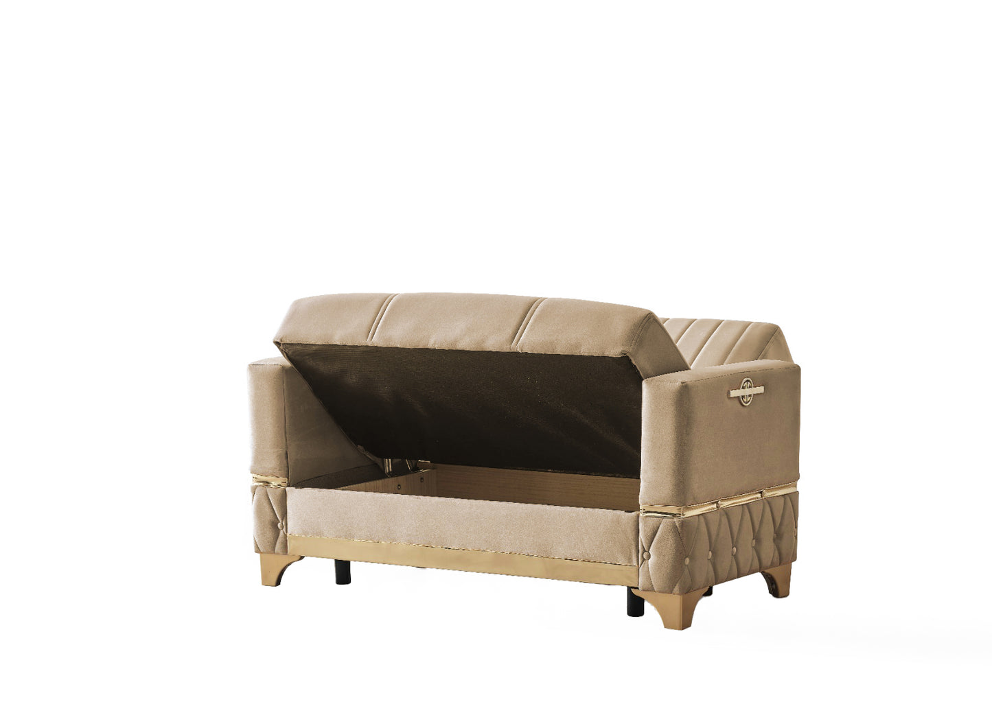 Istanbul Modern Beige 3+2+1 Seater Sofa Bed
