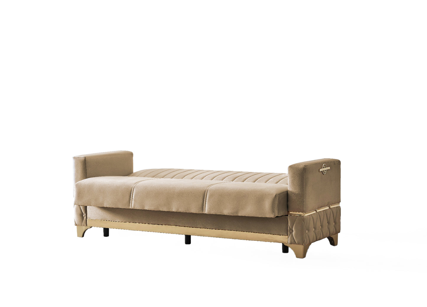 Istanbul Modern Beige 3+2+1 Seater Sofa Bed
