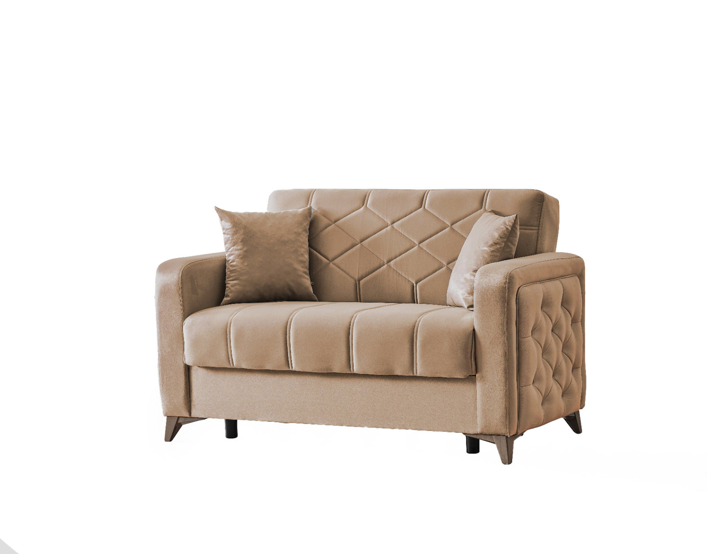 Chester 3+2+1 Seater Sofa Bed - Beige